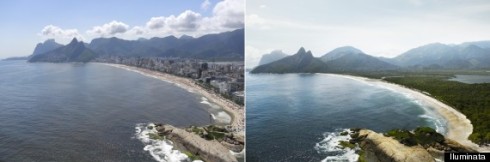 antes e depois da Ipanema, Leblon e Arpoador - Caminhadas Ecológicas RJ